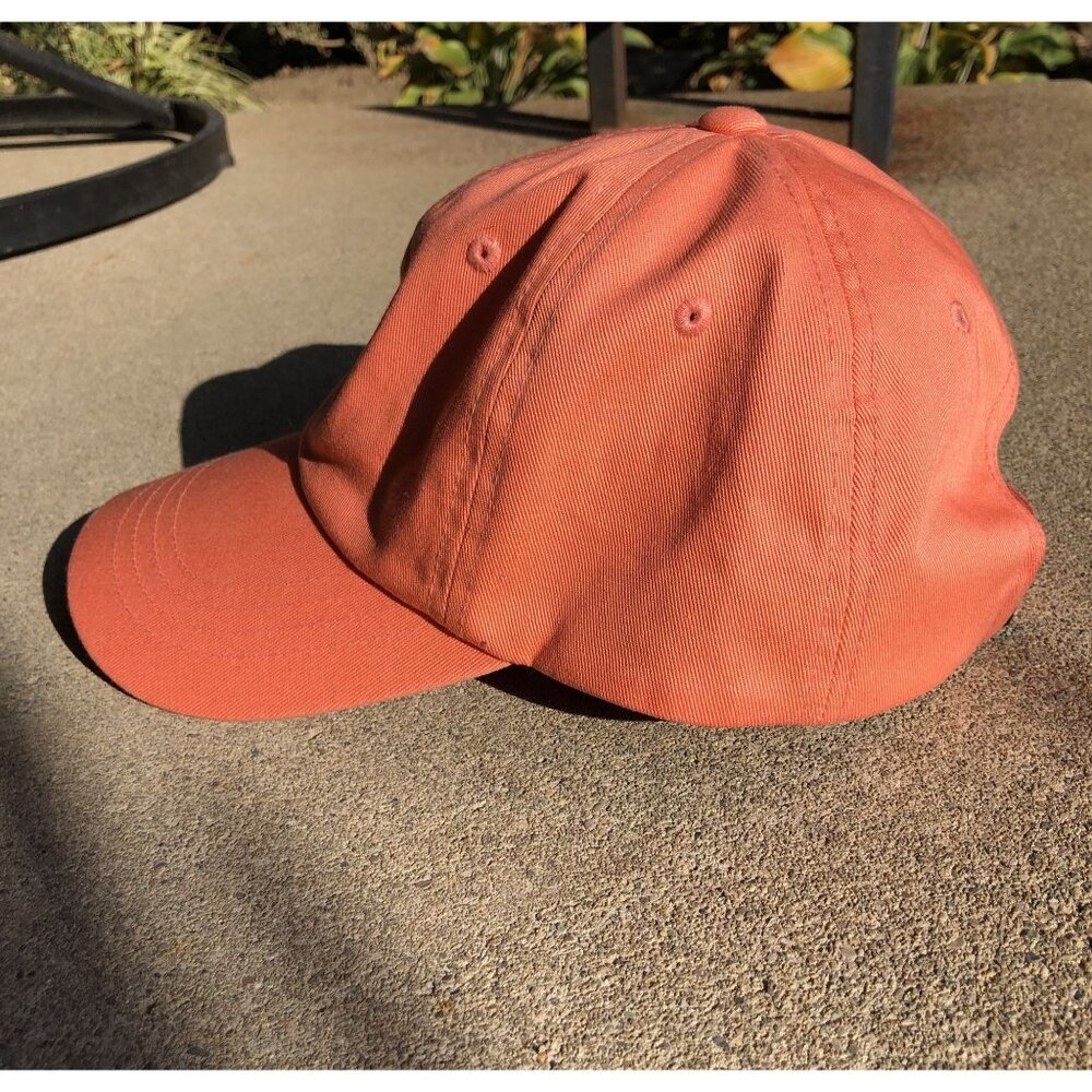 Vans Unisex Adjustable Orange Cotton Strap Back Hat With Embroidered Logo Skater - Picture 4 of 8